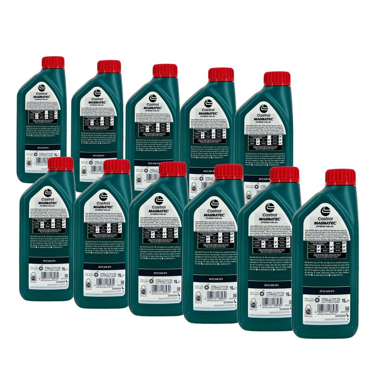 Castrol Magnatec Hybrid 0W-20 11x1 Liter