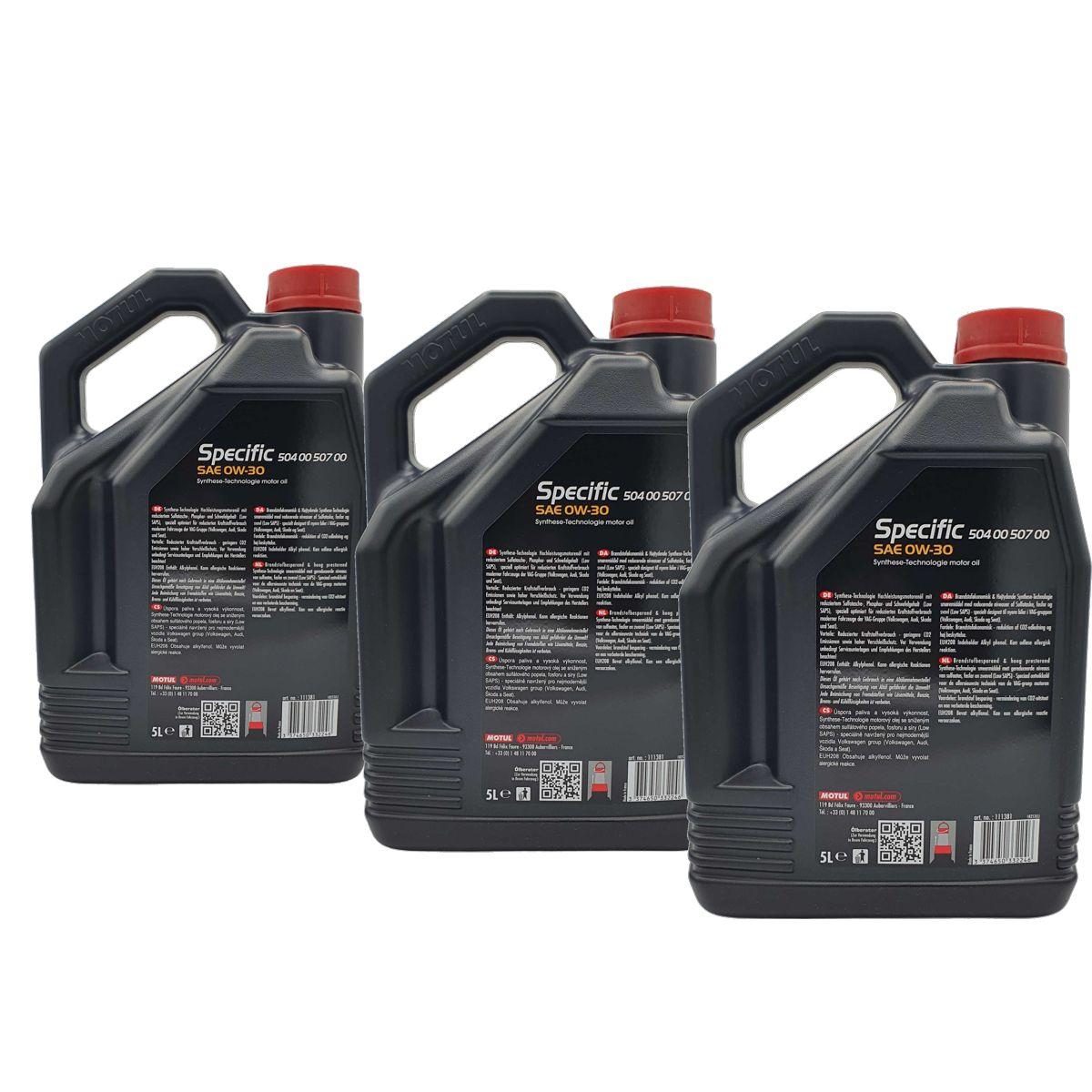 Motul Specific 504 00 - 507 00 0W-30 3x5 Liter
