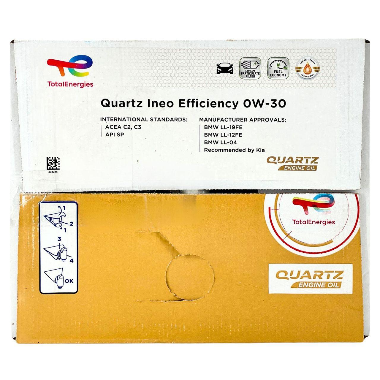 Total Quartz Ineo Efficiency 0W-30 20 Liter BAG-IN Box