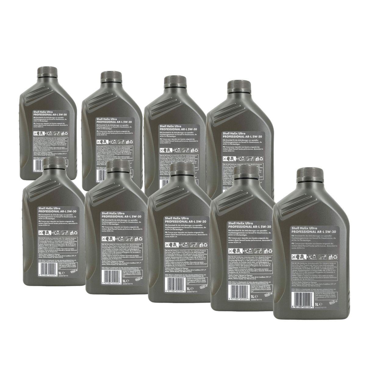Shell Helix Ultra Professional AR-L 5W-30 9x1 Liter