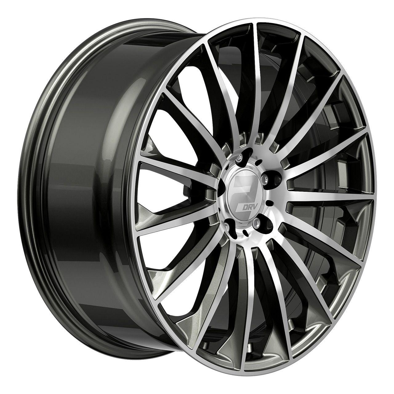 WHEELWORLD-2DRV WH39 dark gunmetal full painted with full machined lip 10.5Jx22 5x112 ET20