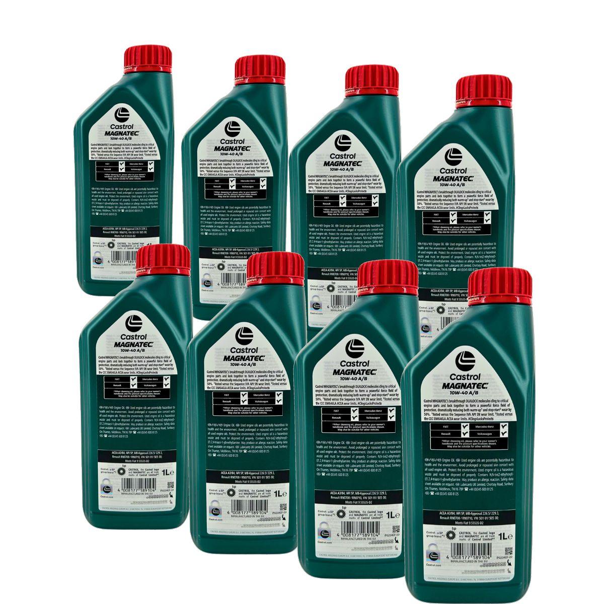 Castrol Magnatec 10W-40 A/B 8x1 Liter