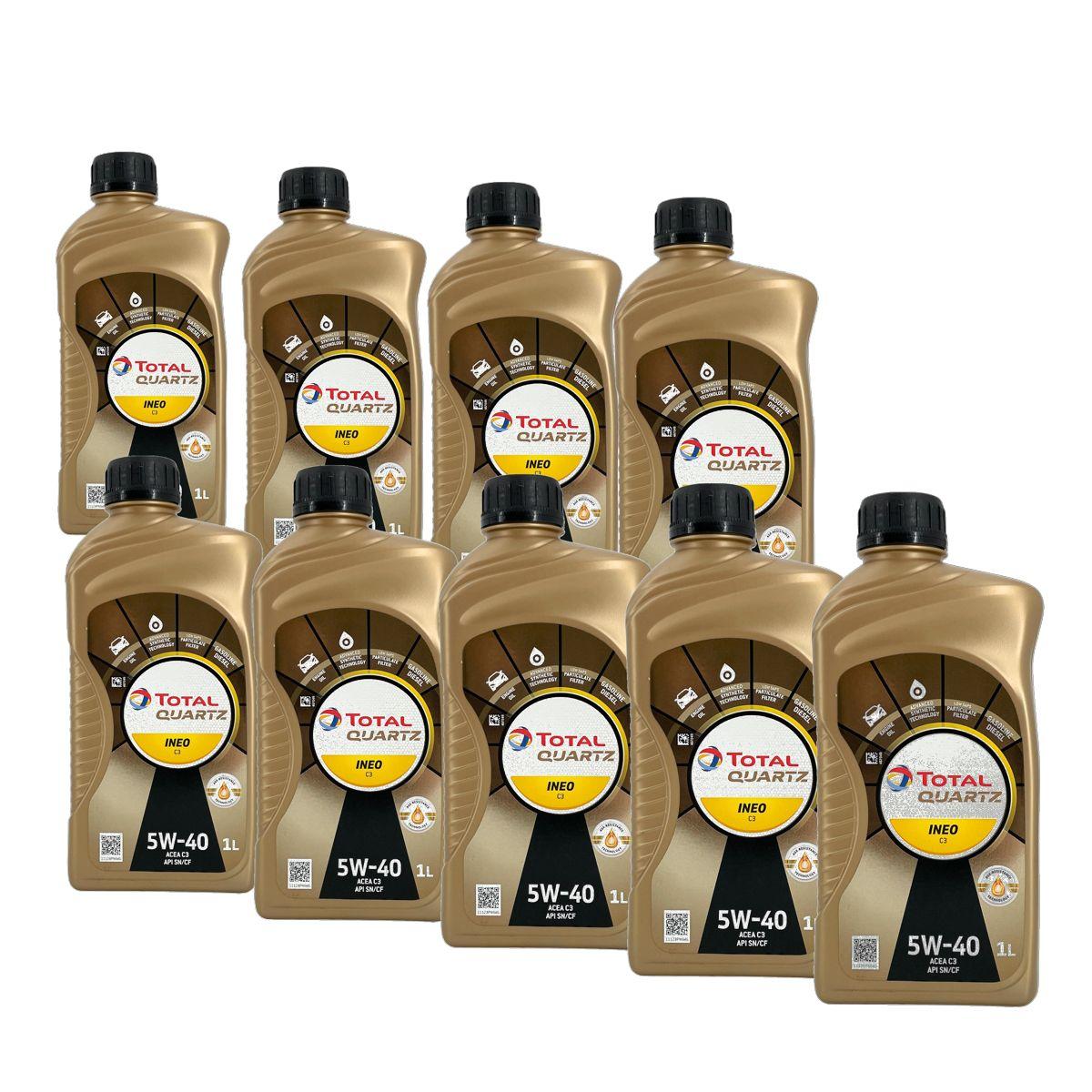 Total Quartz Ineo C3 5W-40 9x1 Liter