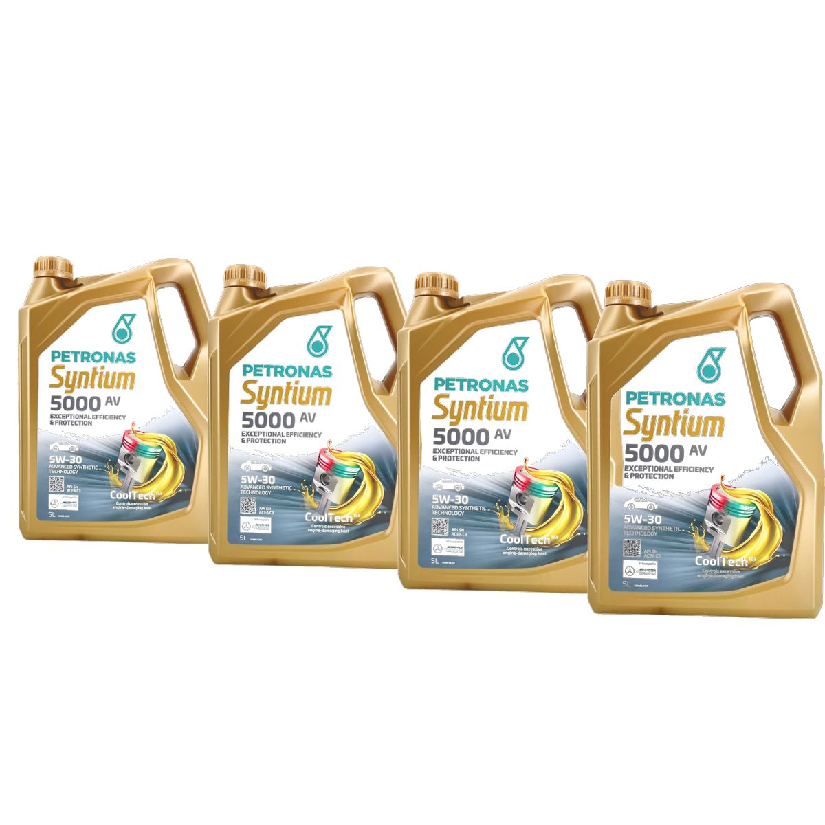 Petronas Syntium 5000 AV 5W-30 SN 4x5 Liter