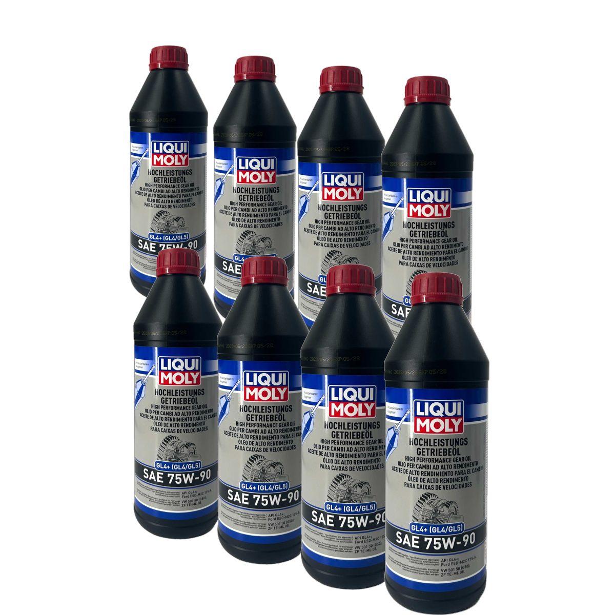 Liqui Moly Hochleistungs-Getriebeöl (GL4+) SAE 75W-90 8x1 Liter