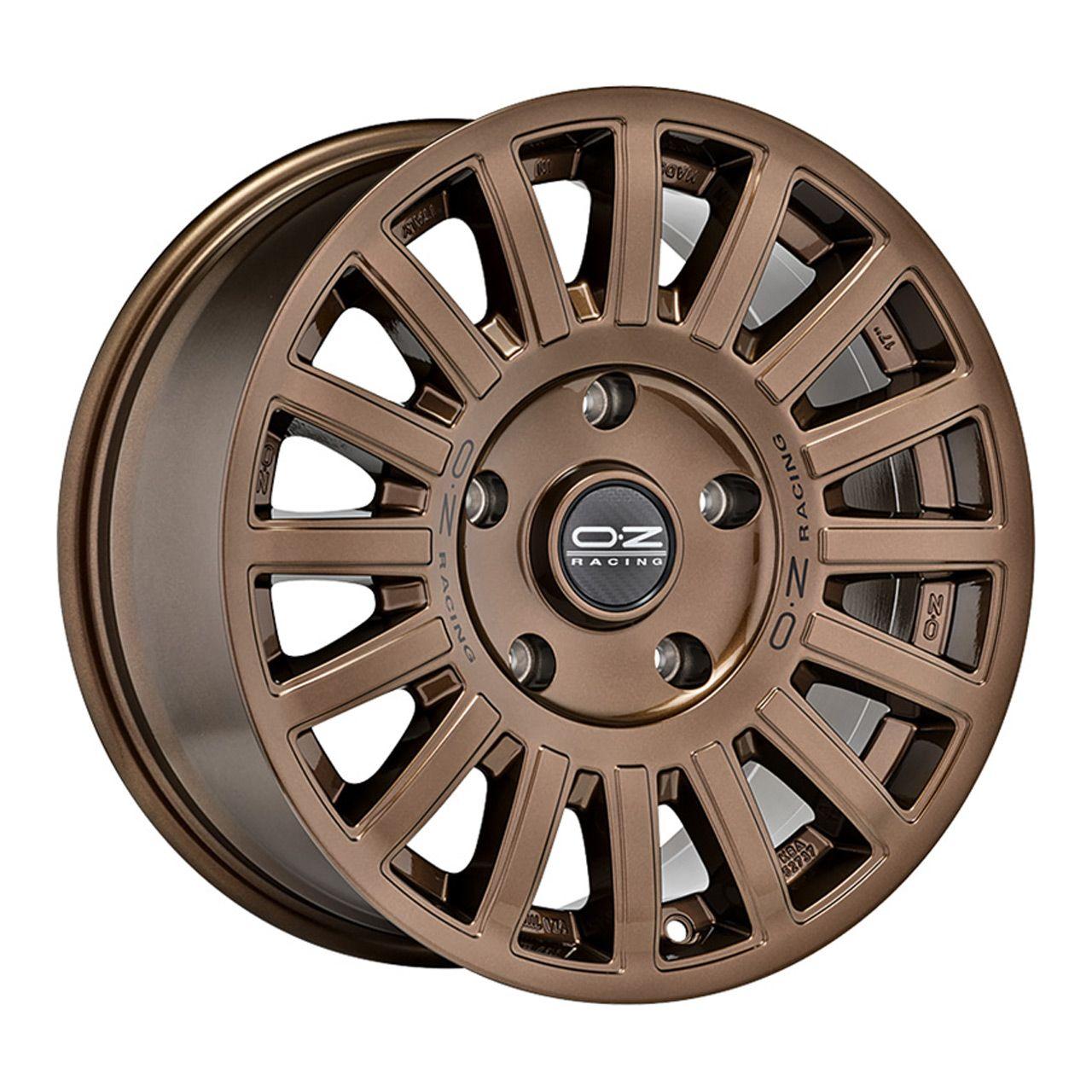 OZ RALLY RAID gloss bronze + black lettering 8.0Jx17 5x127 ET0