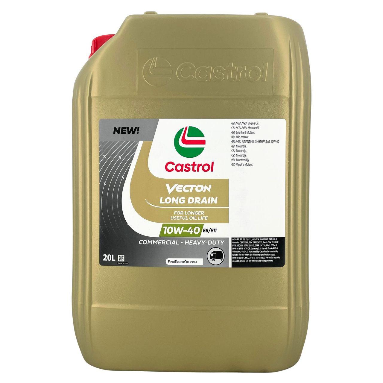 Castrol Vecton Long Drain 10W-40 E8/E11 20 Liter