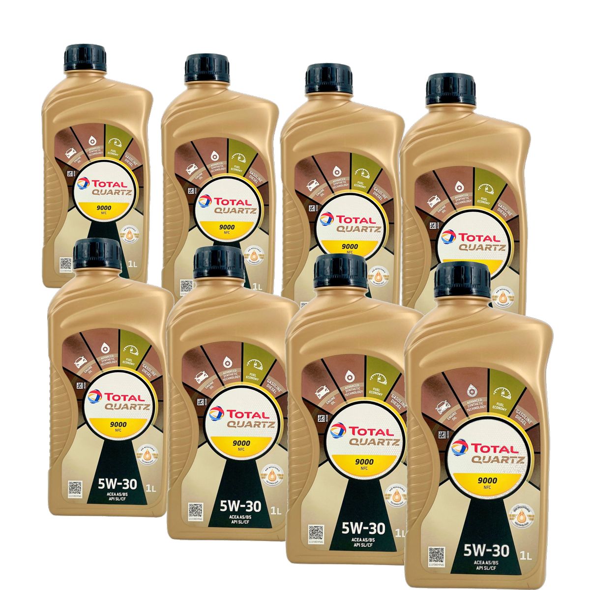 Total Quartz 9000 NFC 5W-30 8x1 Liter