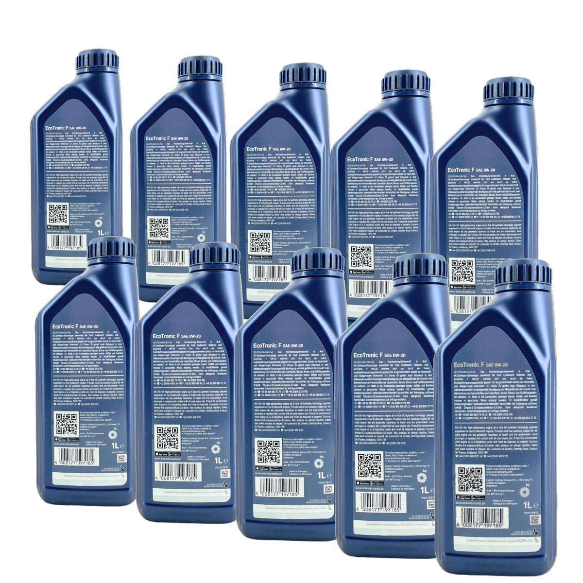 Aral EcoTronic F 0W-20 10x1 Liter