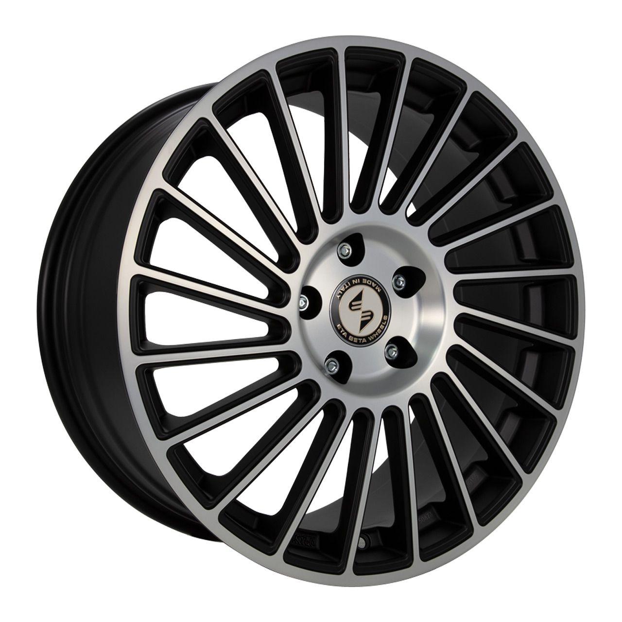 ETABETA VENTI-R schwarzmatt vollpoliert 8.5Jx19 5x108 ET45