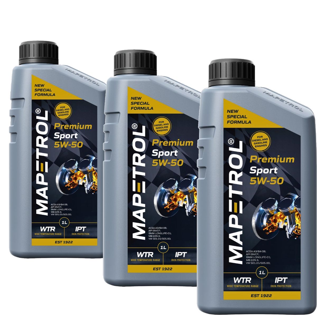 Mapetrol Premium Sport 5W-50 3x1 Liter