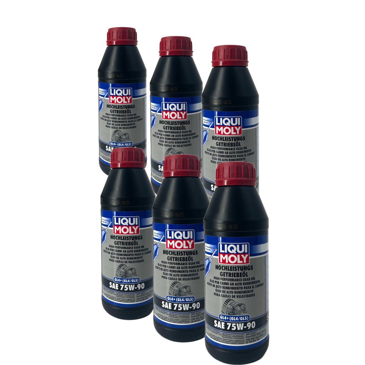 Liqui Moly Hochleistungs-Getriebeöl (GL4+) SAE 75W-90 6x500 ML
