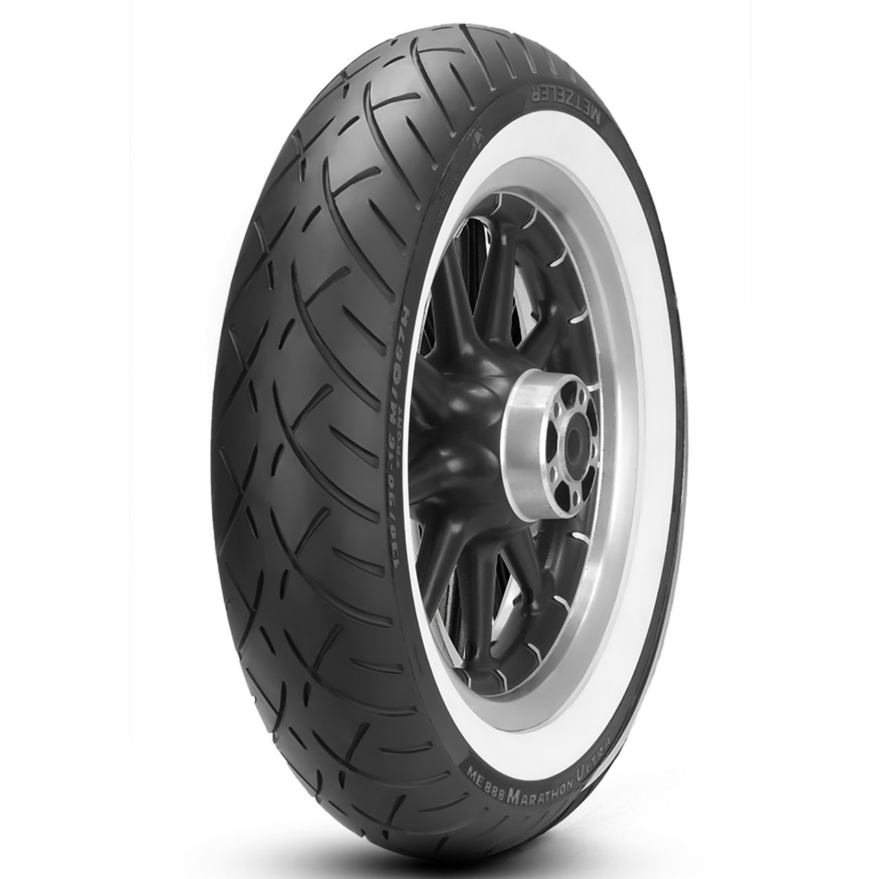 METZELER 130/90 B 16 M/C XL TL 73H ME 888 MARATHON ULTRA WHITEWALL WW