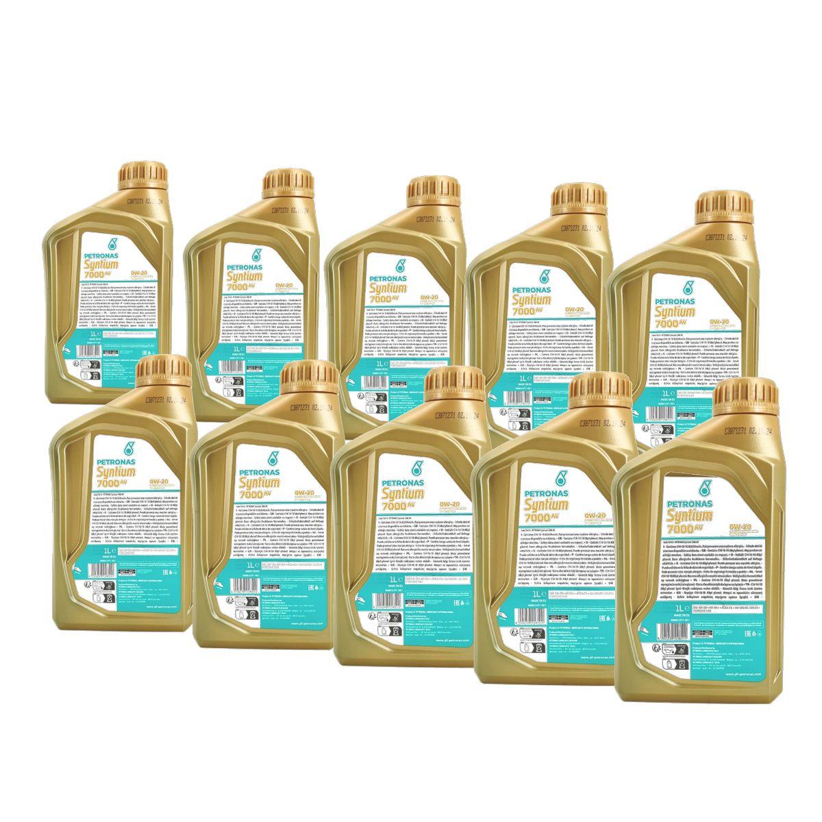 Petronas Syntium 7000 AV 0W-20 10x1 Liter