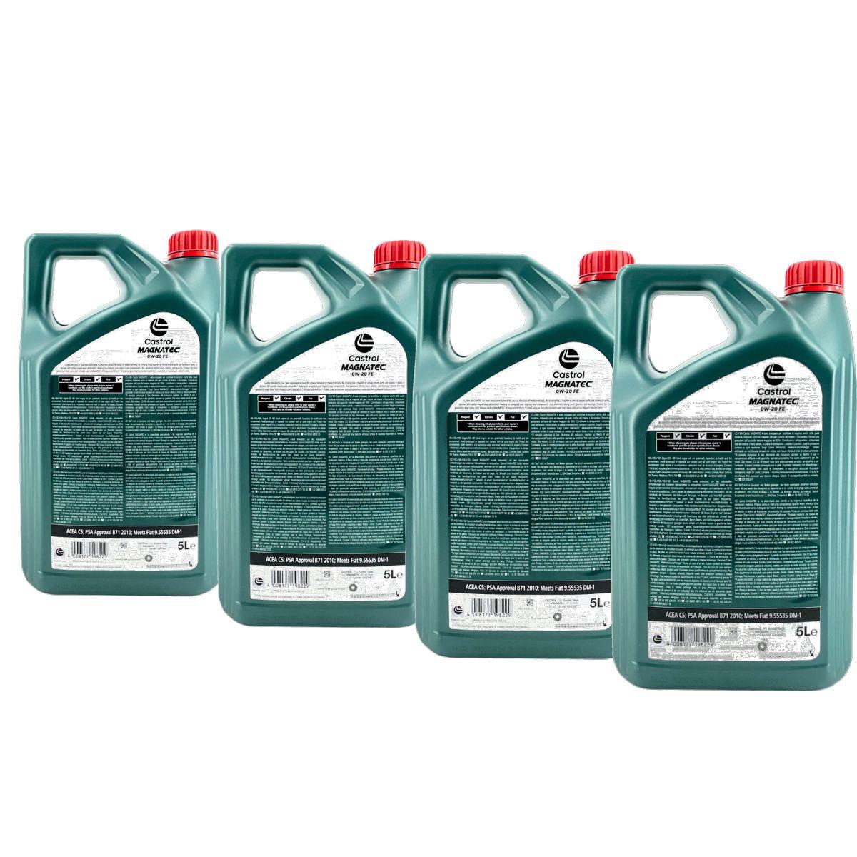 Castrol Magnatec 0W-20 FE 4x5 Liter