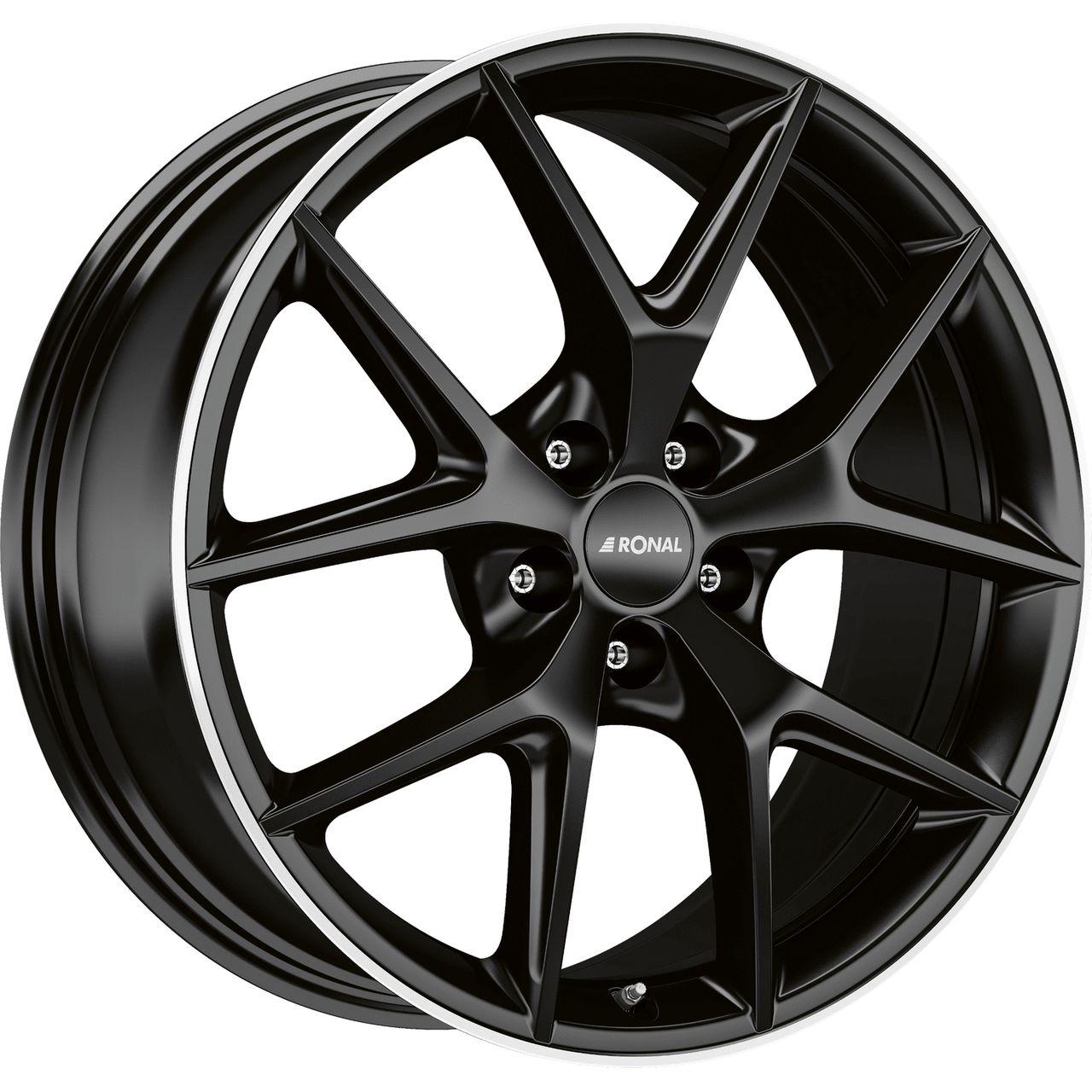 RONAL R75 jetblack-matt-hornkopiert 8.5Jx20 5x112 ET35