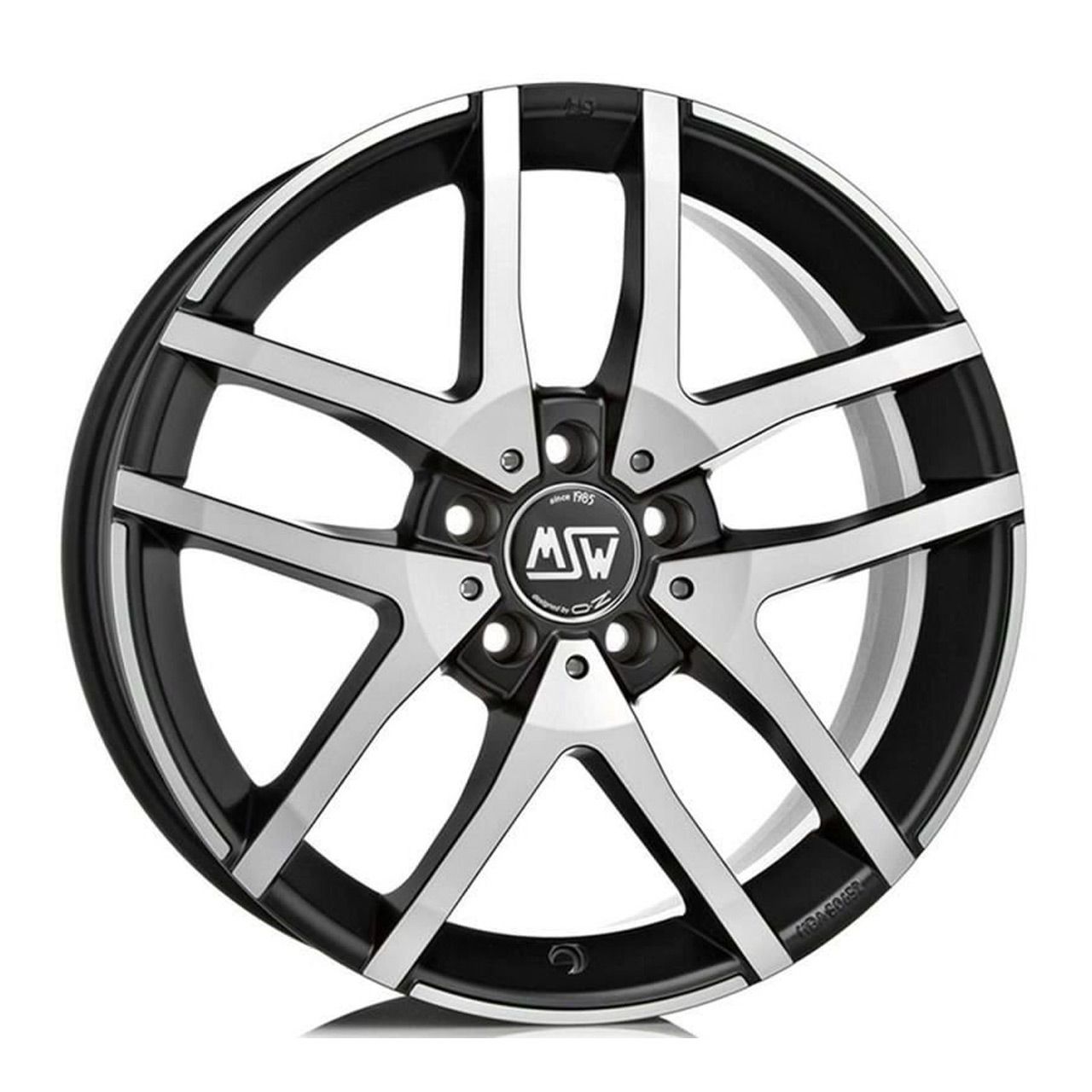 MSW (OZ) MSW 28 schwarzmatt poliert 6.5Jx16 5x112 ET49