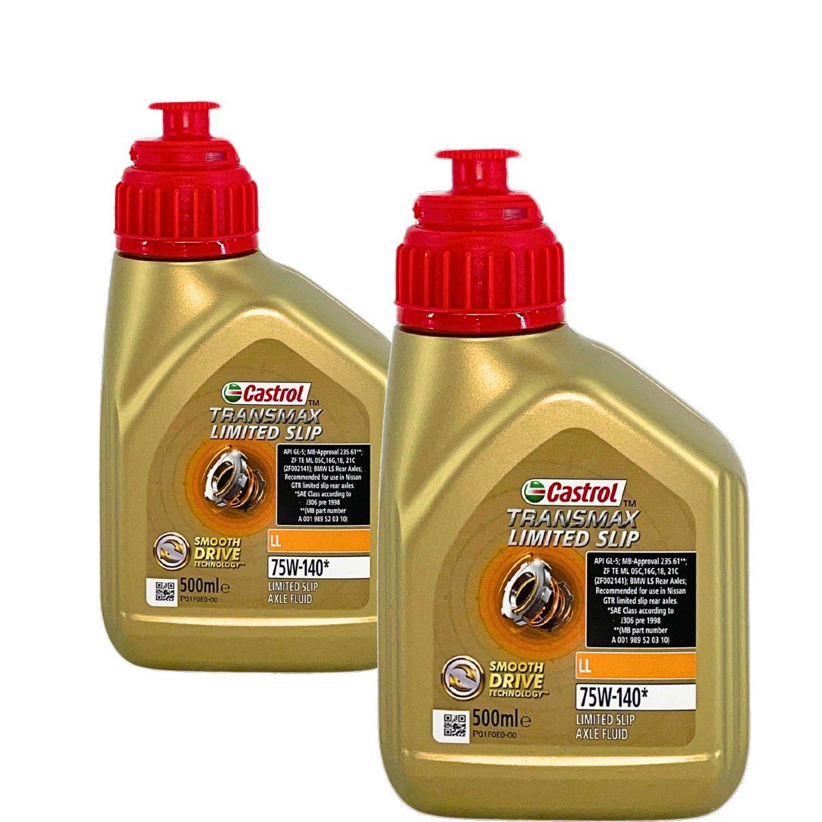 Castrol Transmax Limited Slip 75W-140 LL 2x500 ML