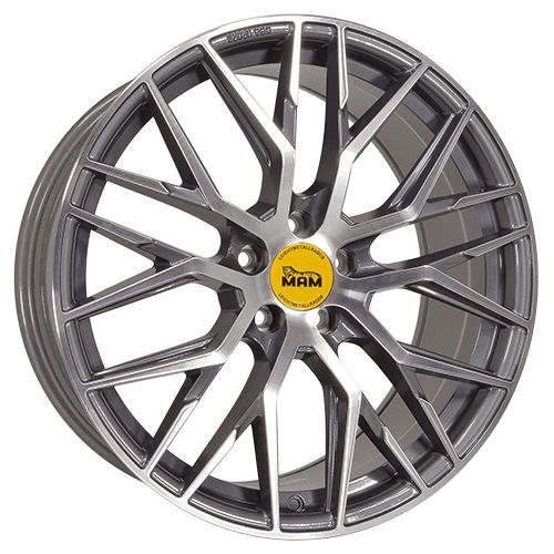 MAM WHEELS MAM RS4 palladium front polished 7.5Jx17 5x112 ET35