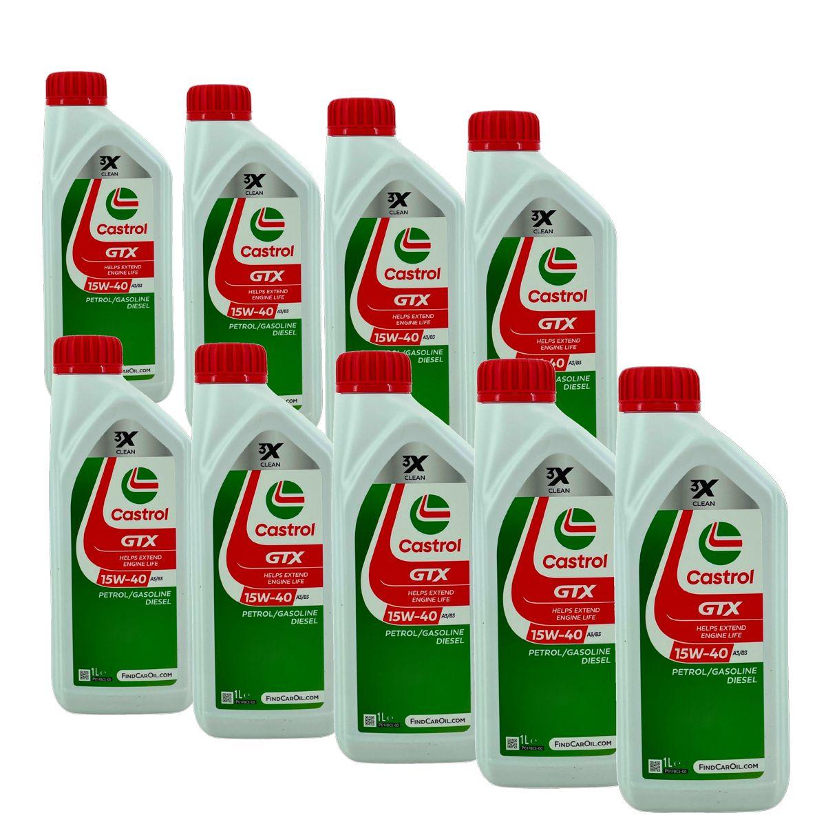 Castrol GTX 15W-40 A3/B3 9x1 Liter