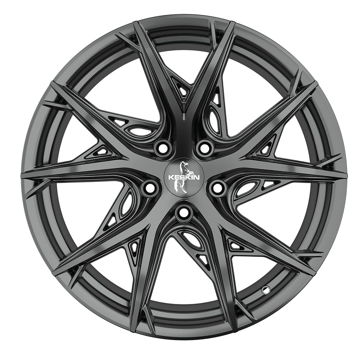 KESKIN WHEELS KT24C THUNDER black painted 8.5Jx19 5x114.3 ET35