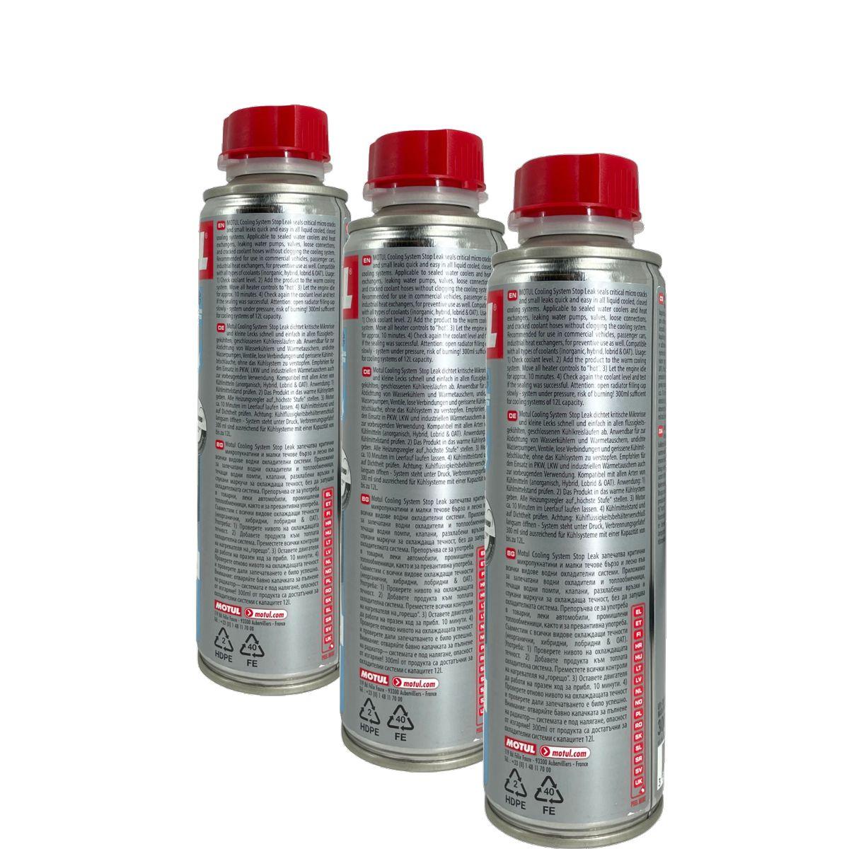 Motul Radiator Stop Leak Kühlerdichtungsmittel 3x300 ML