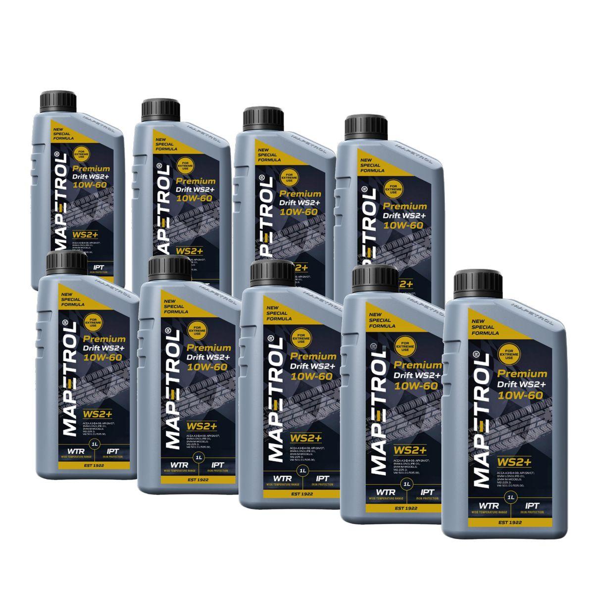 Mapetrol Premium Drift WS2+ 10W-60 9x1 Liter