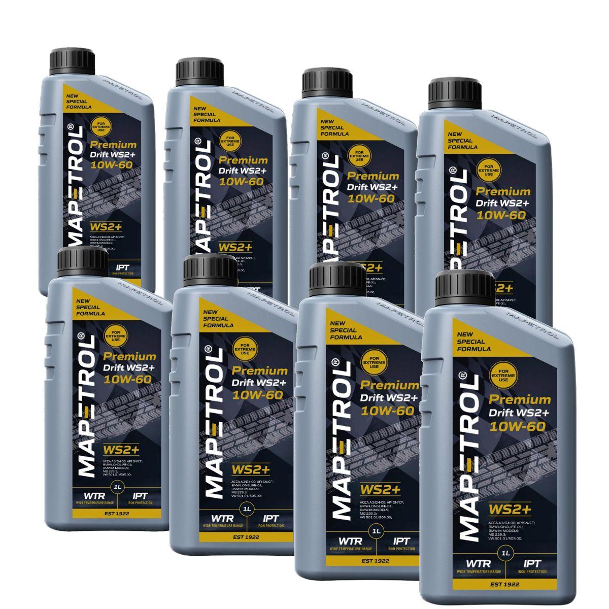 Mapetrol Premium Drift WS2+ 10W-60 8x1 Liter