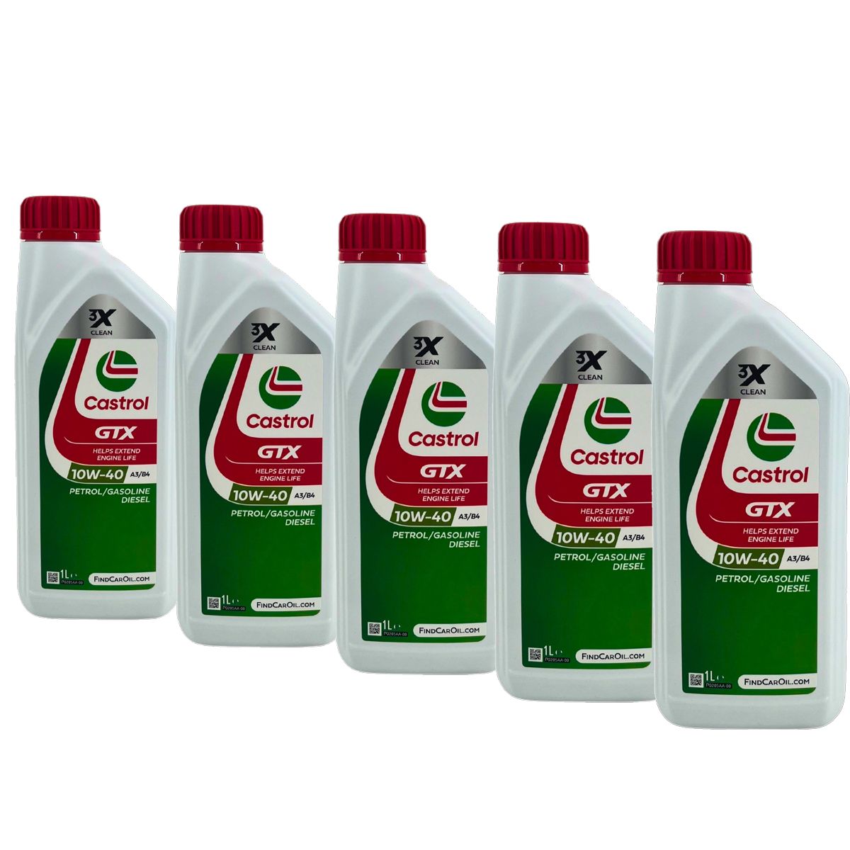 Castrol GTX 10W-40 A3/B4 5x1 Liter