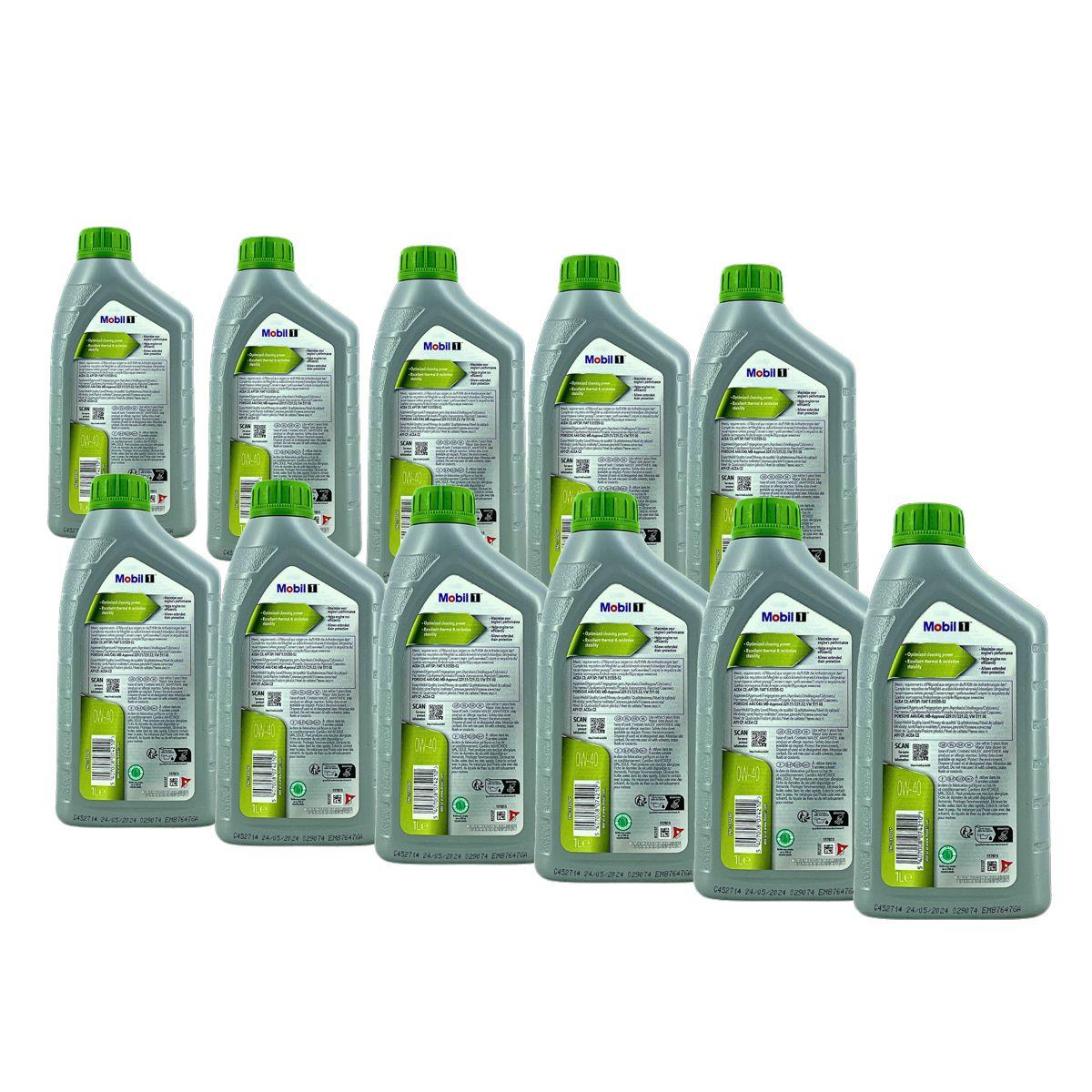Mobil 1 ESP X4 0W-40 11x1 Liter