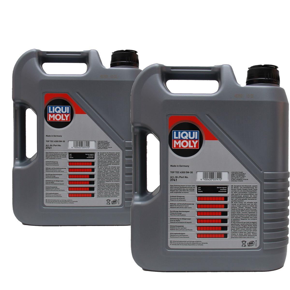 Liqui Moly Top Tec 4300 5W-30 2x5 Liter