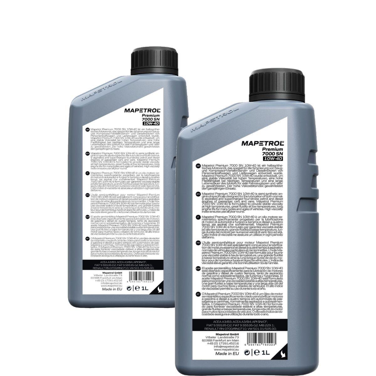 Mapetrol Premium 7000 SN 10W-40 2x1 Liter
