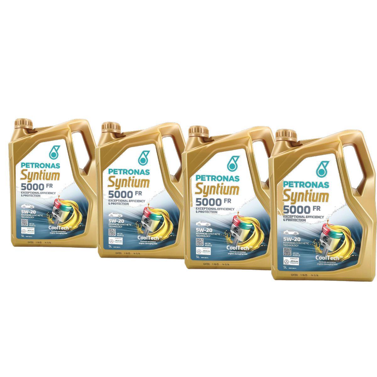 Petronas Syntium 5000 FR 5W-20 SN 4x5 Liter