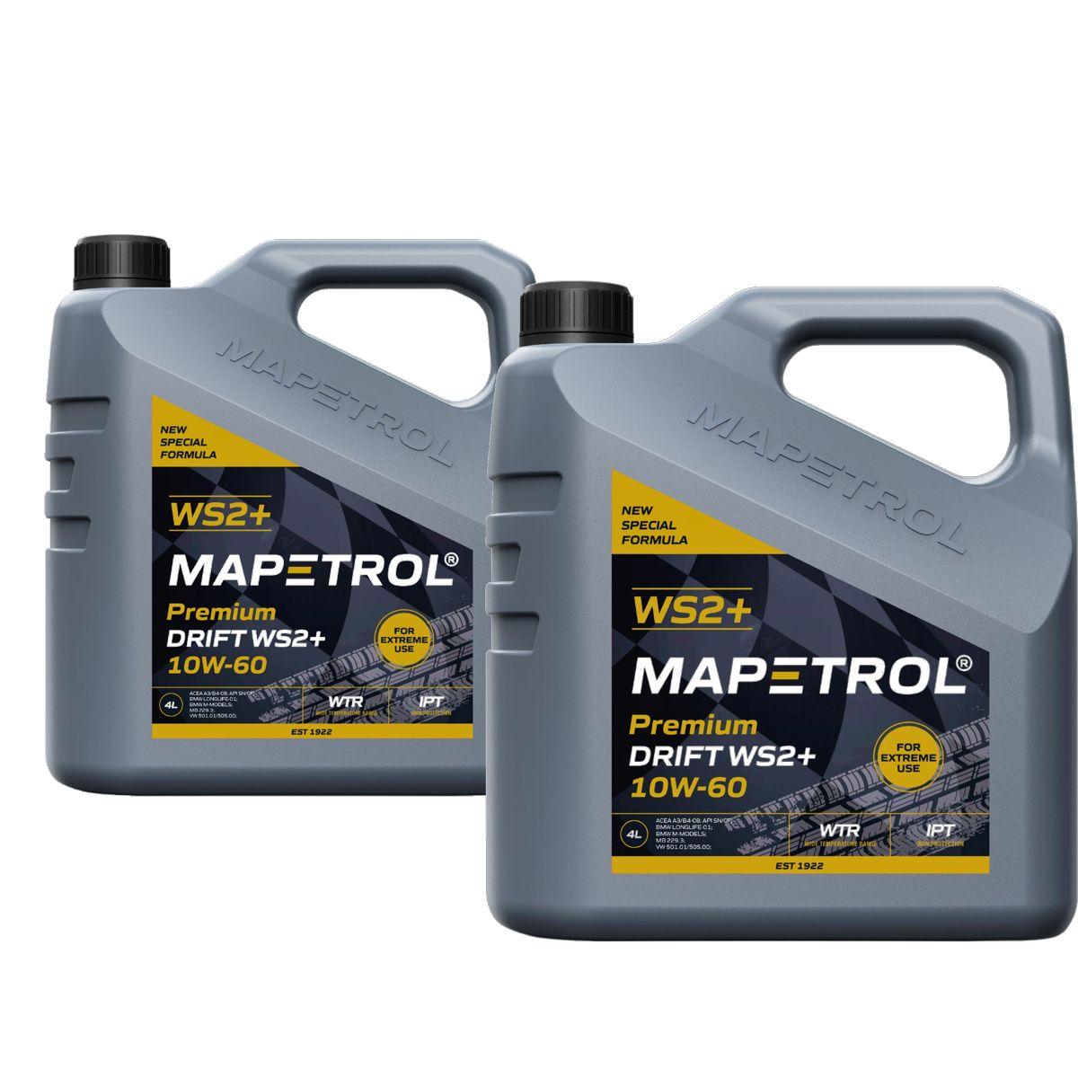 Mapetrol Premium Drift WS2+ 10W-60 2x4 Liter