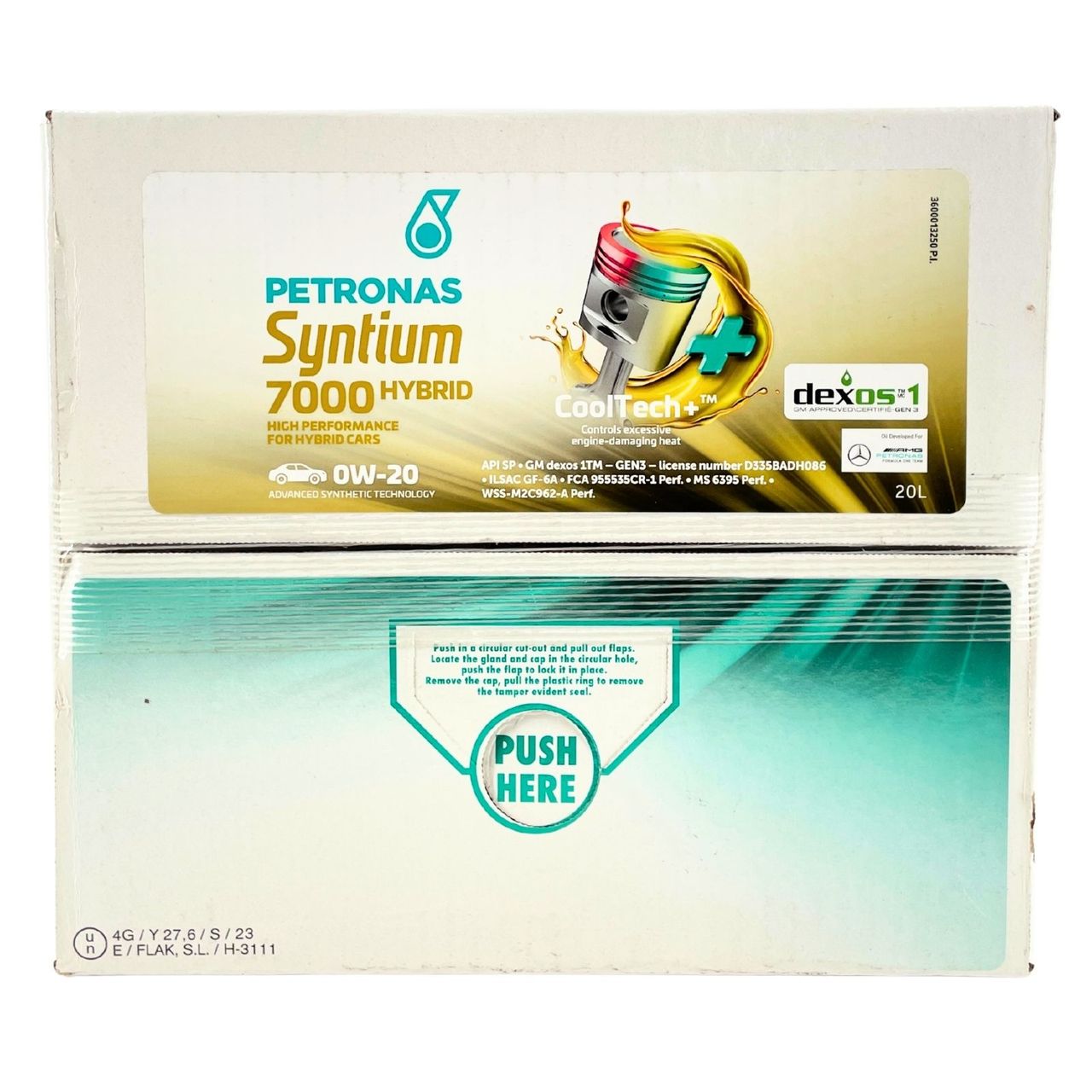 Petronas Syntium 7000 Hybrid 0W-20 SP 20 Liter