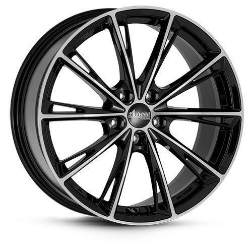OXXO WHEELS PREDATOR BLACK black polished 8.0Jx19 5x114.3 ET45