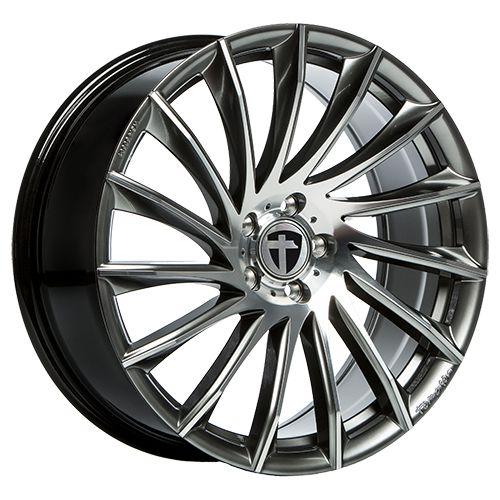 TOMASON TN16 dark hyperblack polished 8.0Jx18 5x108 ET40