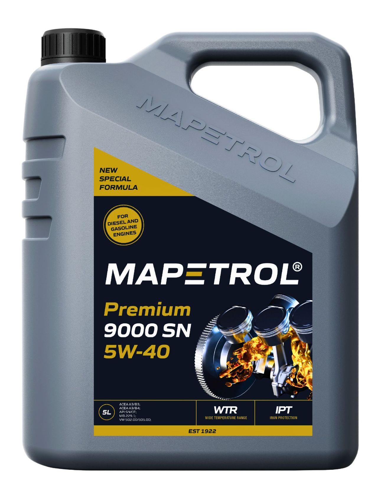 Mapetrol Premium 9000 SN 5W-40 5 Liter