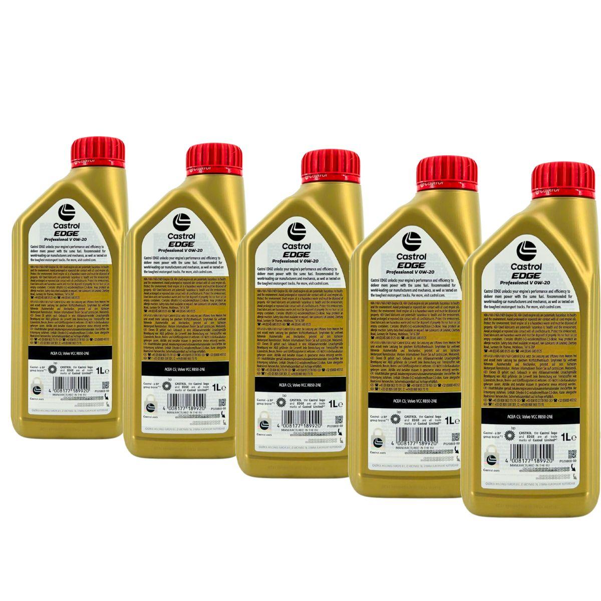 Castrol Edge Professional V 0W-20 5x1 Liter