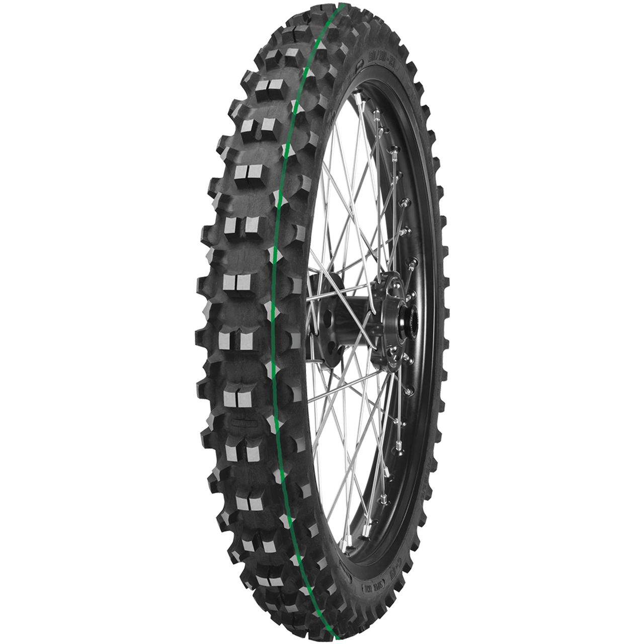 MITAS 90/90 - 21 TT 54R C-19 SUPER LIGHT GREEN STRIPE