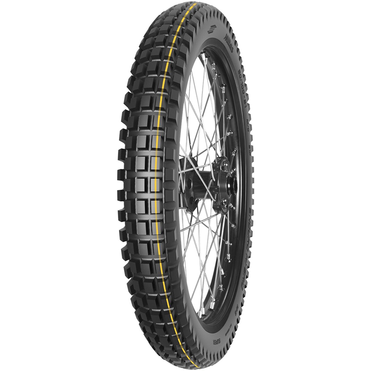 MITAS 80/100 - 21 TL/TT 51P ENDURO HYBRID SUPER (YELLOW) M+S (2.75-21) (IND)