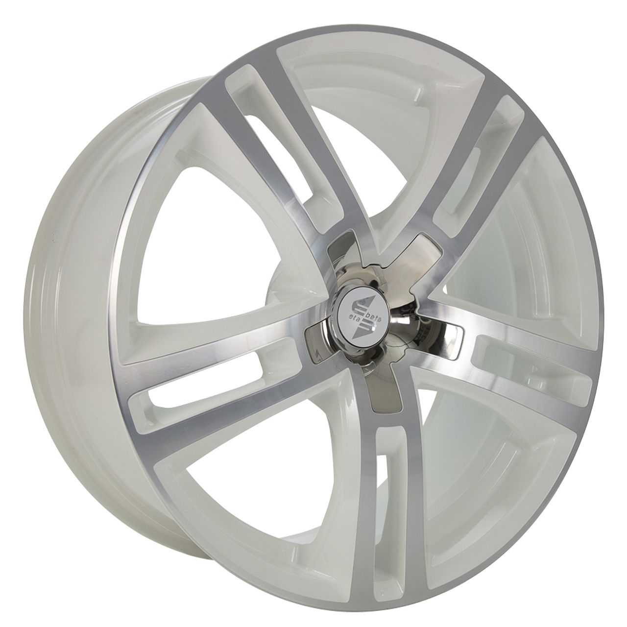 ETABETA URIEL keramik matt poliert mit Edelstahlkappe 11.0Jx23 5x112 ET25