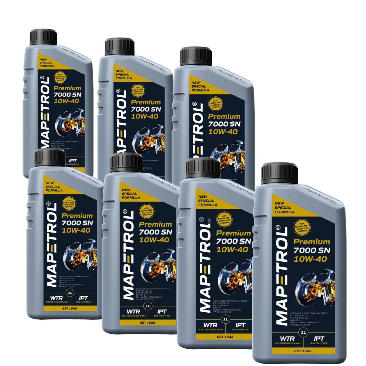 Mapetrol Premium 7000 SN 10W-40 7x1 Liter