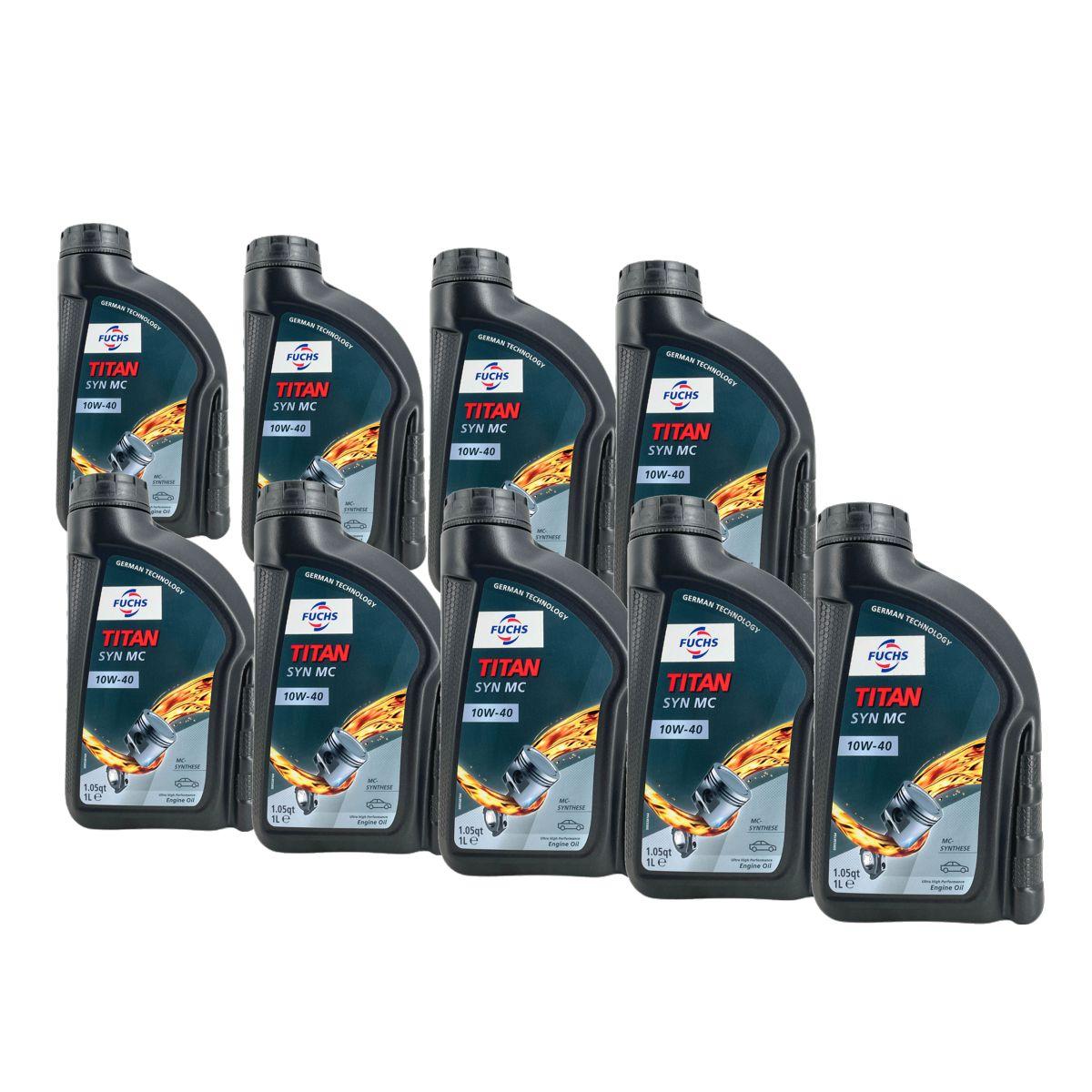 Fuchs Titan Syn MC 10W-40 9x1 Liter