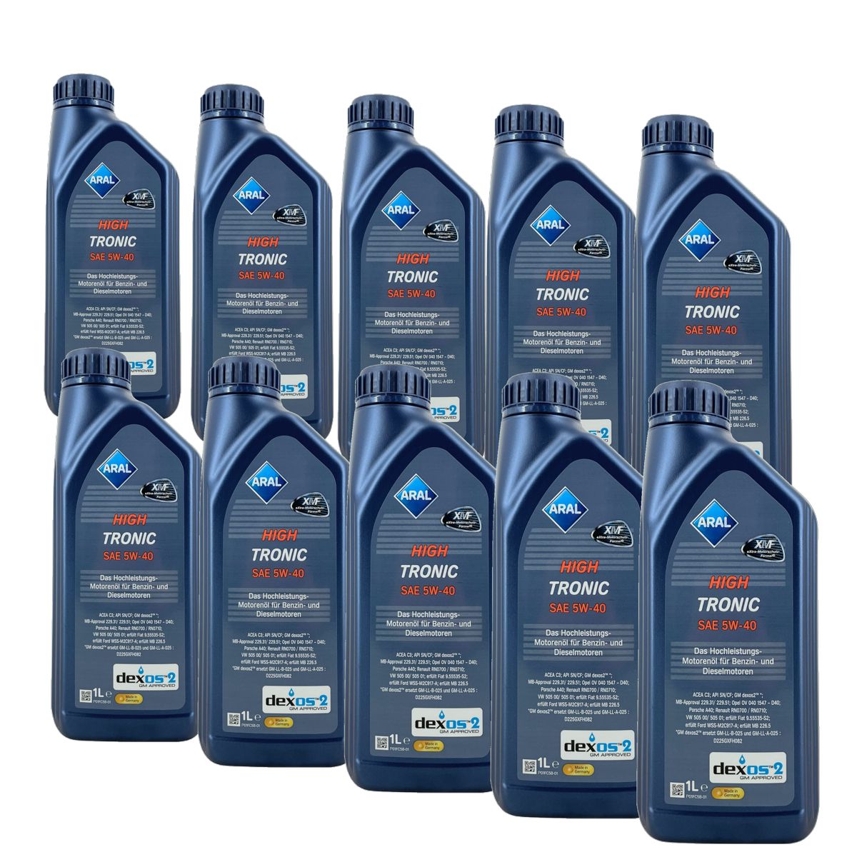 Aral HighTronic 5W-40 10x1 Liter
