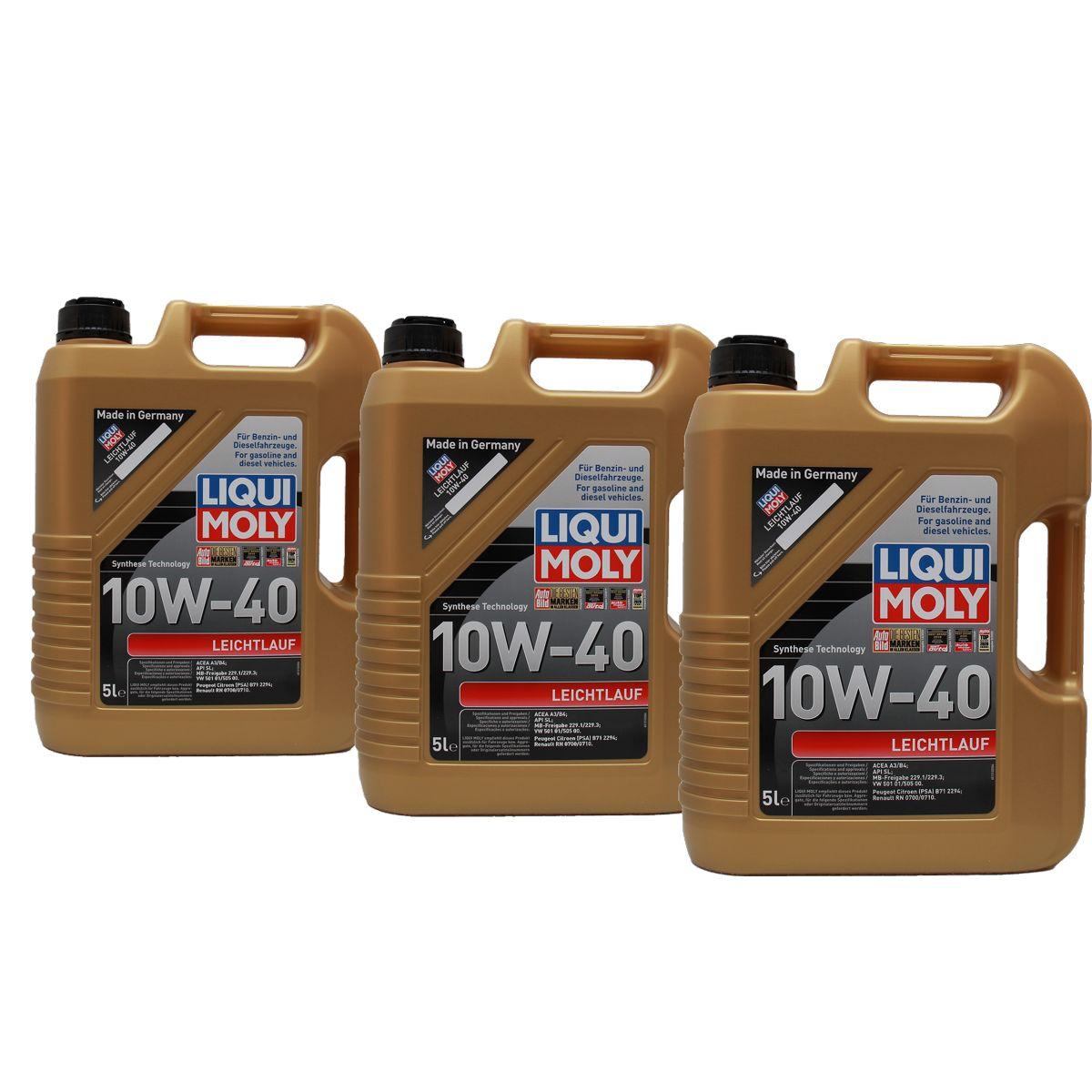 Liqui Moly Leichtlauf 10W-40 3x5 Liter