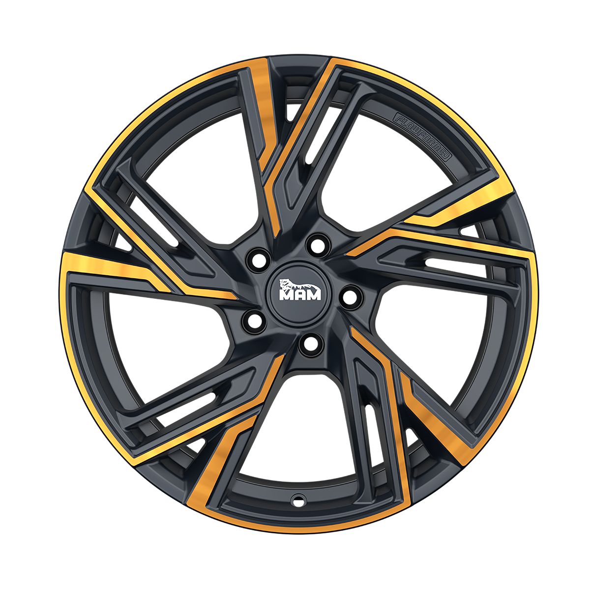MAM WHEELS MAM RS5 matt black front copper 8.0Jx18 5x100 ET38