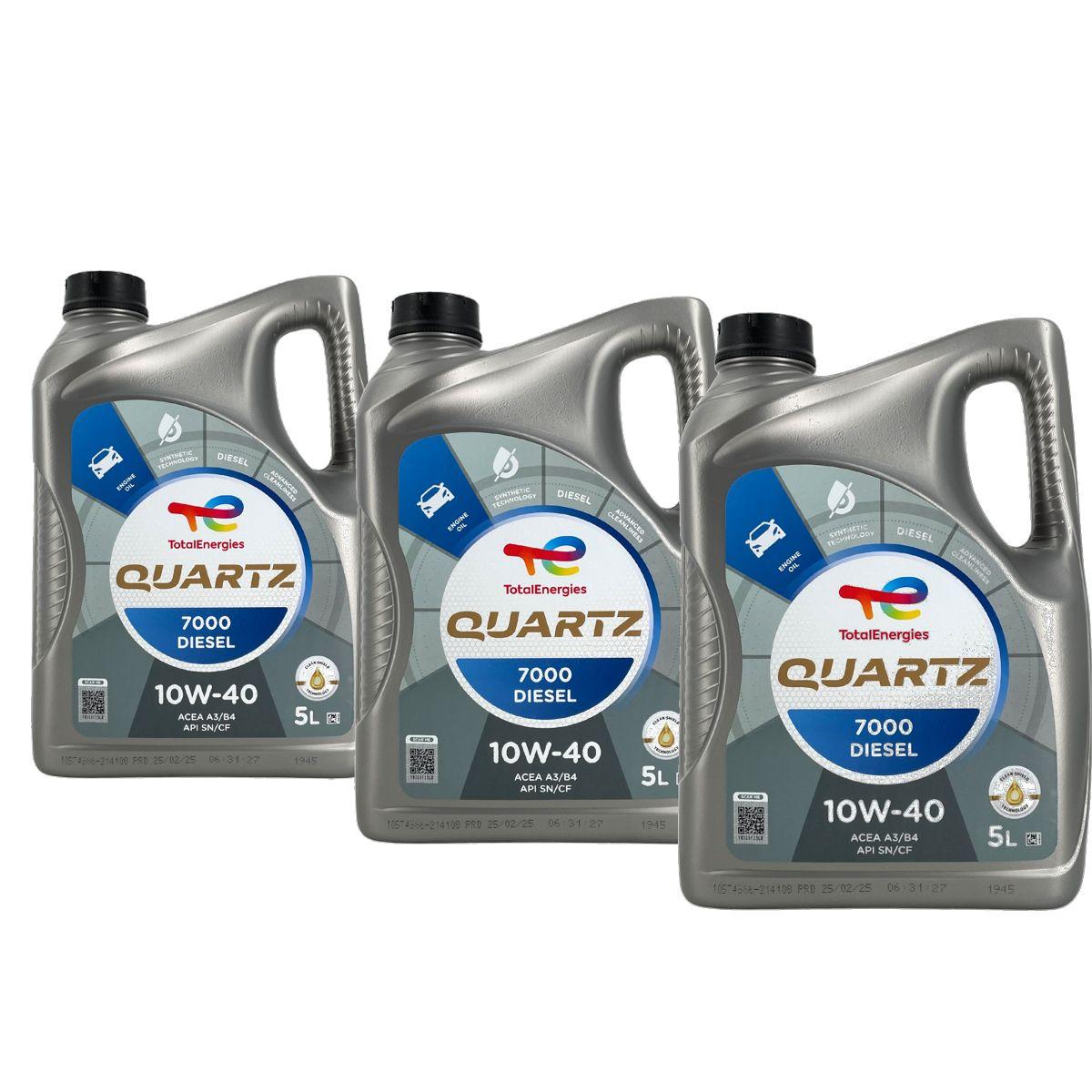 Total Quartz Diesel 7000 10W-40 3x5 Liter