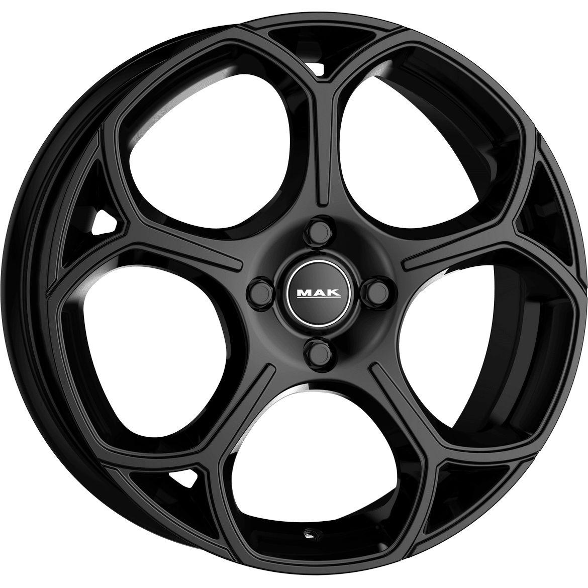 MAK MONZA gloss black 7.0Jx17 4x108 ET25