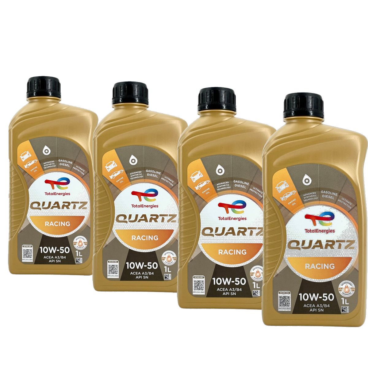 Total Quartz Racing 10W-50 4x1 Liter